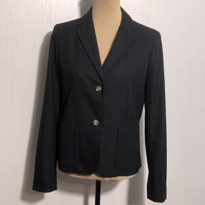 Gap Blazer Womens 8 Blue Navy The Academy Academia Preppy 2 Button New